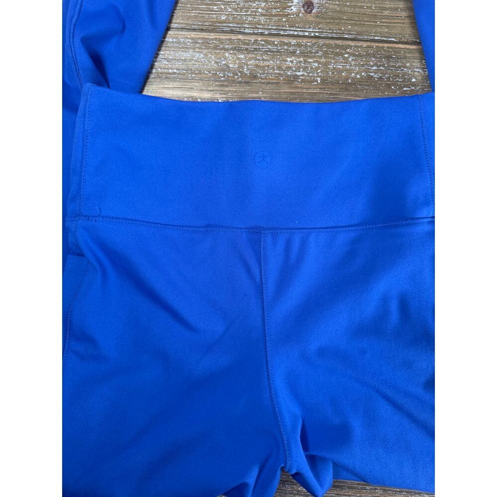 Danskin Leggings Blue High Rise Pocket Small Athleisure Yoga Sporty Workout - Picture 4 of 7
